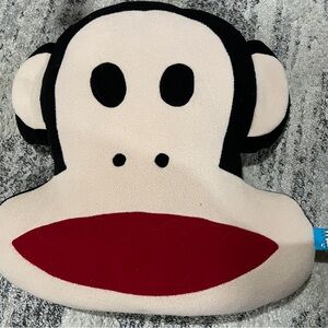 Paul Frank Monkey Face Plush Pillow